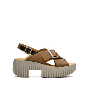 Plia Juno Sandal in Taupe