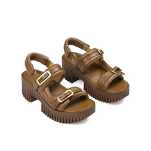 Load image into Gallery viewer, Plia Kiko Sandal in Brown
