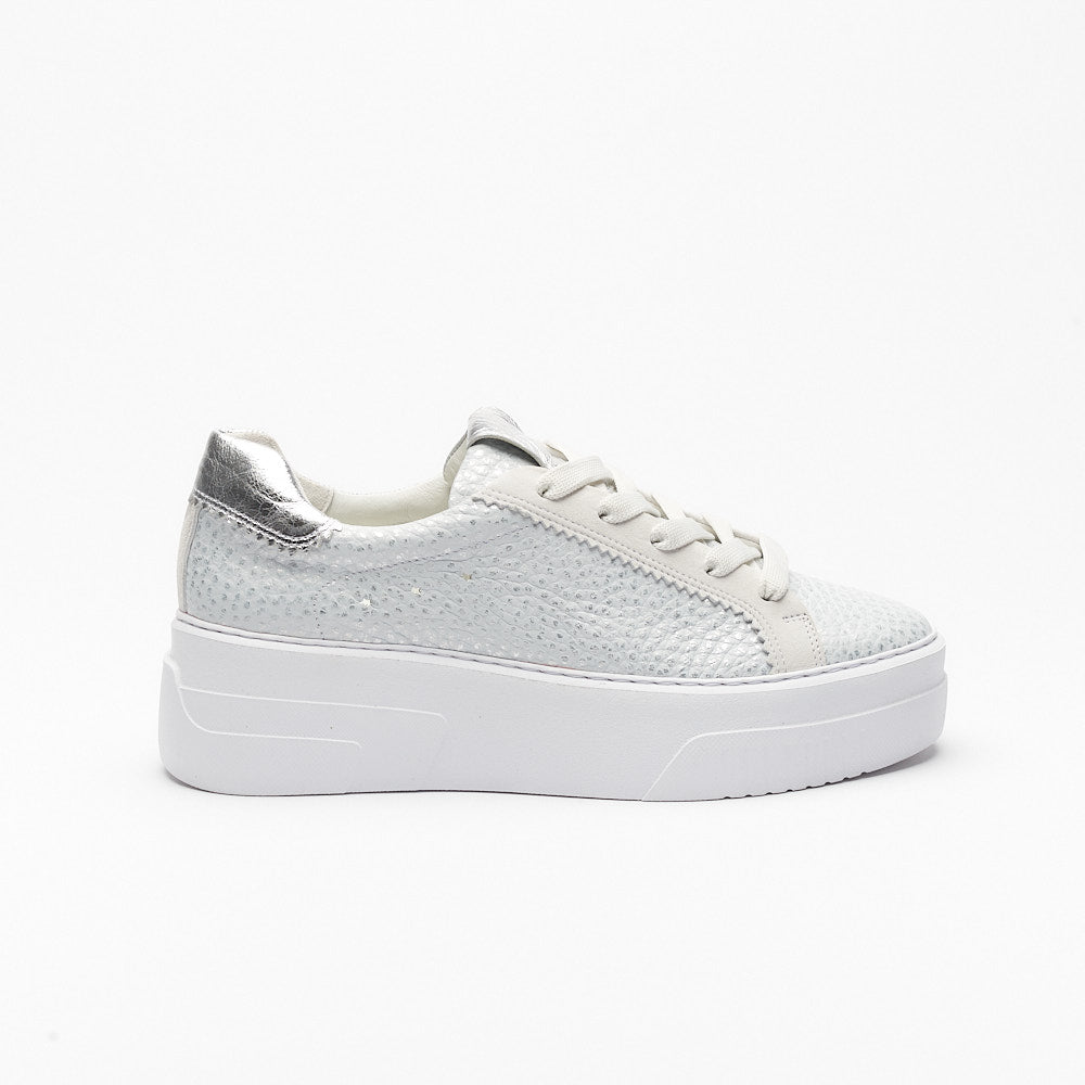 Bianca Sneaker in Silver/Ice