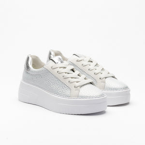 Bianca Sneaker in Silver/Ice