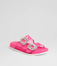 Load image into Gallery viewer, Toastey-To Sandal in Hot Pink
