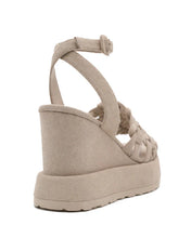 Load image into Gallery viewer, Ulla Wedge in Off White Suede
