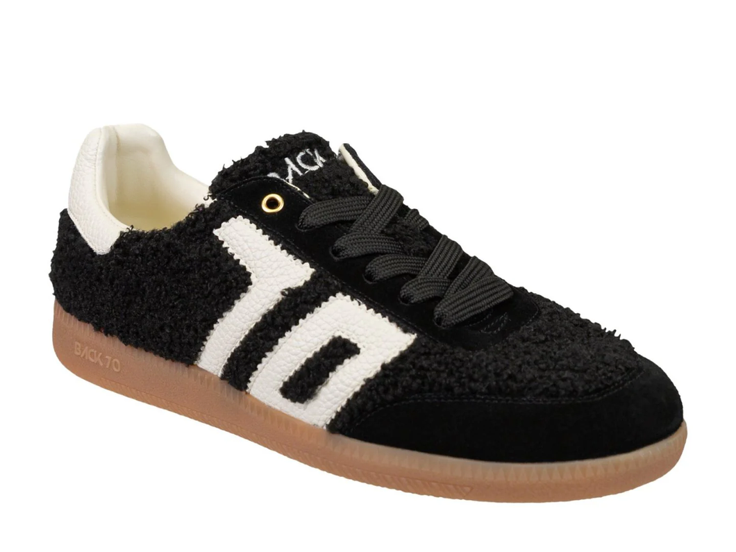 Teddy Sneaker in Black|White