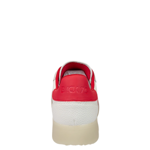 Boston Sneaker in White Red