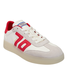 Load image into Gallery viewer, Boston Sneaker in White Red
