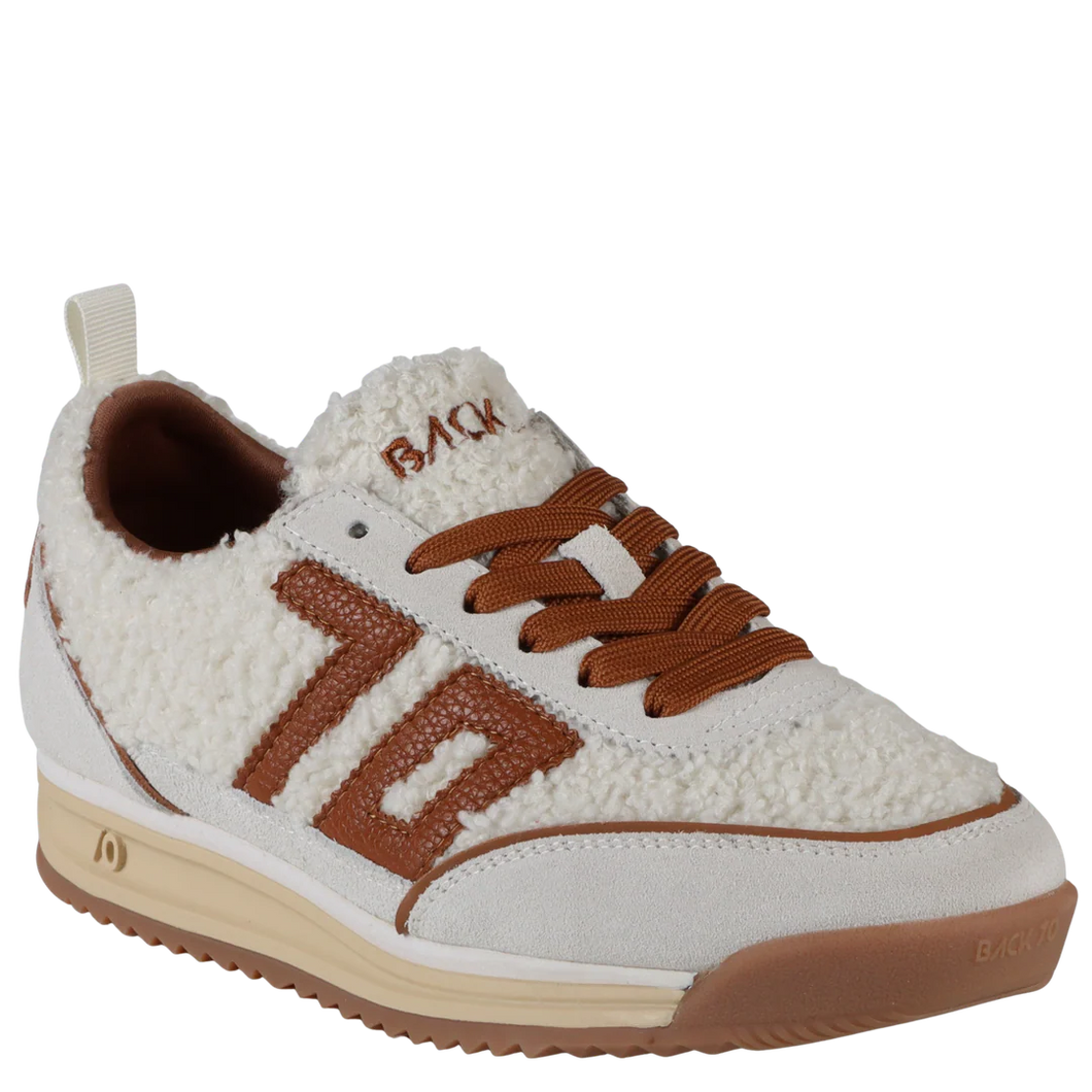 Jogger FT Sneaker in Milk Ice Cuoio