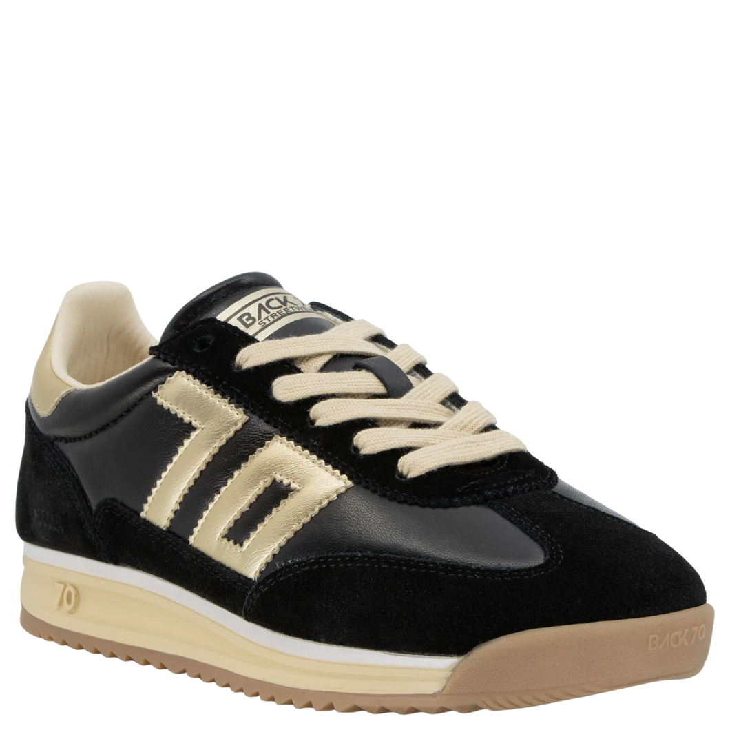 Jogger N Sneaker in Black Gold