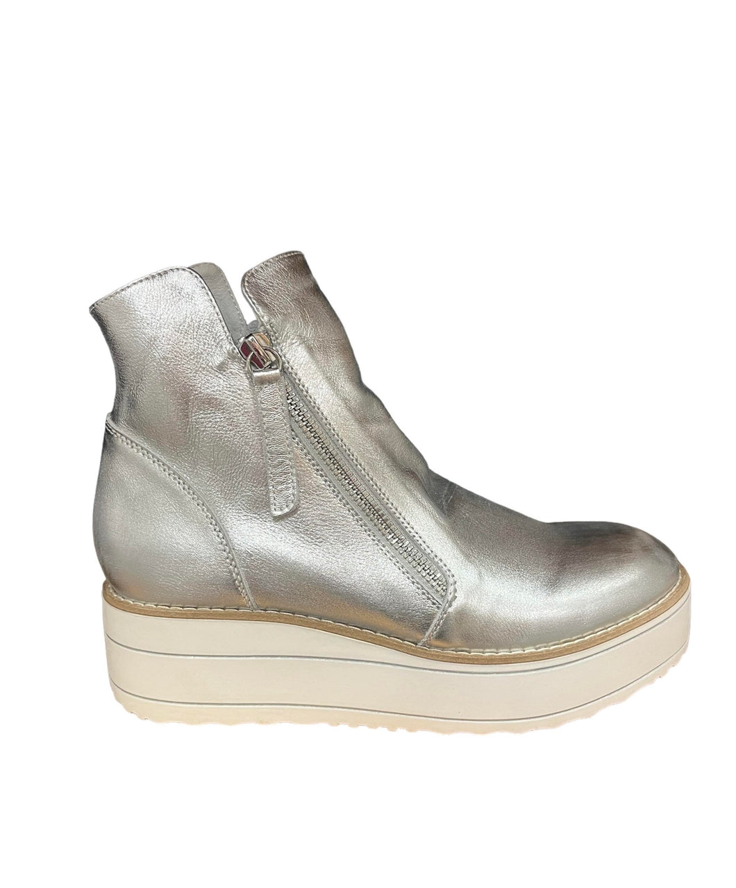 Nene-To Sneaker Bootie in Silver