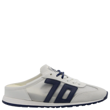 Load image into Gallery viewer, Venice Slide Sneaker in White Navy
