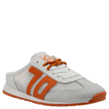 Load image into Gallery viewer, Venice Slide Sneaker in White Orange
