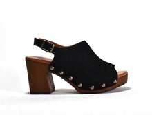 Load image into Gallery viewer, Winnie Mule in Black Suede
