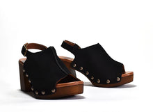 Load image into Gallery viewer, Winnie Mule in Black Suede
