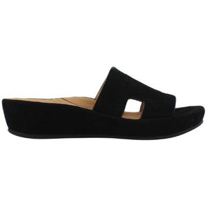 Catiana Sandal in Black Suede