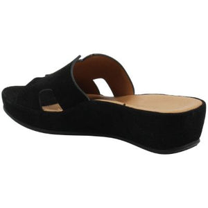 Catiana Sandal in Black Suede